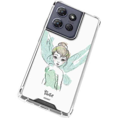 Disney Tinker Bell Watercolor Fairy Art Moto G Play 5G (2025) Clear Case
